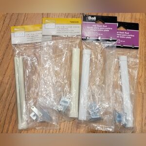 NWT Metal Curtain brackets for front door sidelights